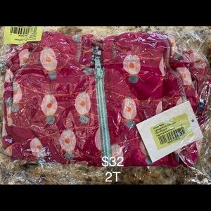 Kickee Pants lightweight zip front hoodie